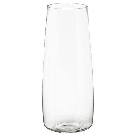 Ваза, прозрачное стекло, 45 см IKEA BERÄKNA БЕРЭКНА 403.279.49