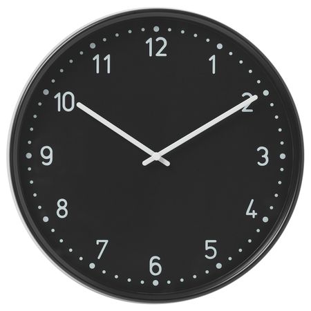 Настенные часы, черный IKEA BONDIS БУНДИС 703.352.26
