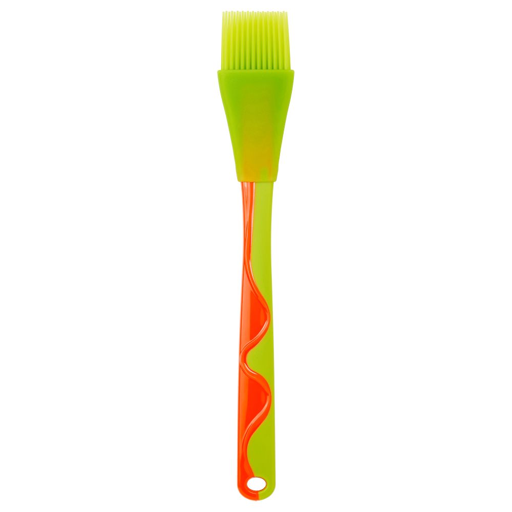 Кисть для выпечки ГУББРОРА, зеленый, оранжевый - фото 1