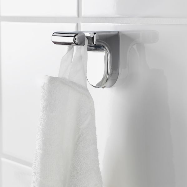 Вешалка, 2 шт, хромированный IKEA KALKGRUND 502.914.74 - схема-чертеж с размерами