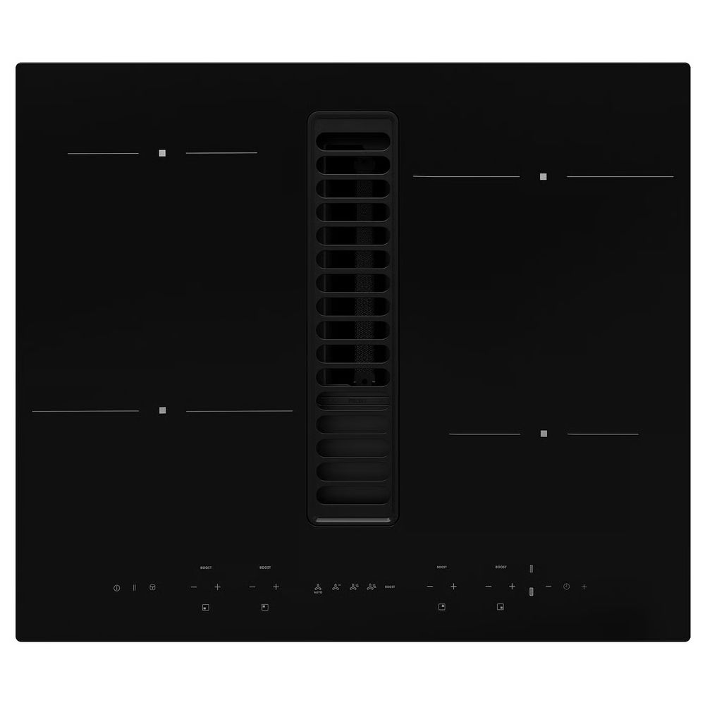 TÄCKNAN Индукционная панель/вытяжка - ИКЕА 300 чёрный 60 см - фото 1