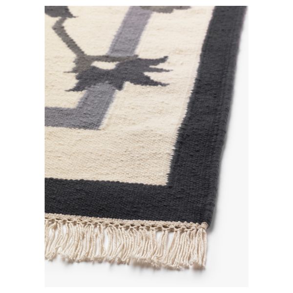 Ковер, безворсовый АЛЬВИНЕ, ручная работа серый (170x240 см) - фото 2