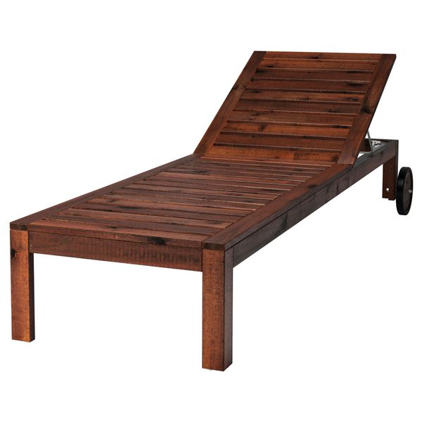 Шезлонг ЭПЛАРО, коричневый коричневая морилка - фото 1