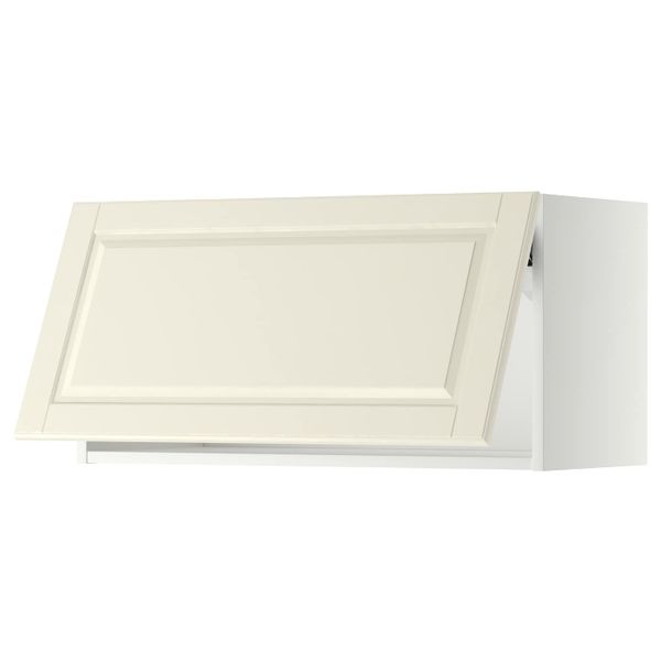 Навесной горизонтальный шкаф, белый/Будбин белый с оттенком 80x40 см IKEA METOD МЕТОД 693.938.92 - фото 1