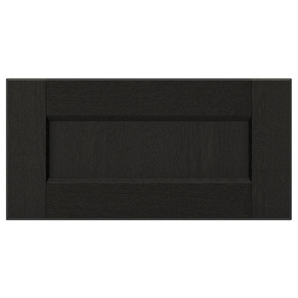 Фронтальная панель ящика, черная морилка 40x20 см IKEA LERHYTTAN ЛЕРХЮТТАН 803.565.05 - фото 1