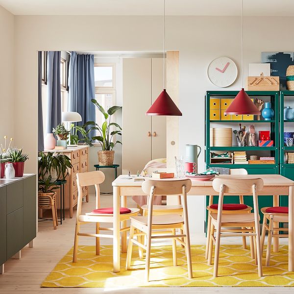 Ковер безворсовый, ручная работа/сетчатый орнамент желтый 170x240 см IKEA STOCKHOLM СТОКГОЛЬМ 103.709.63 - фото 4