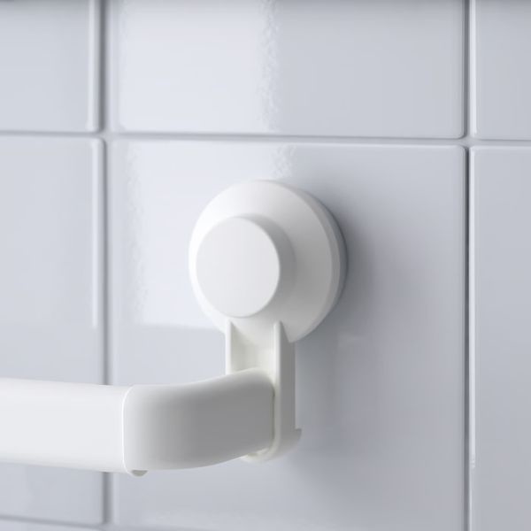 TISKEN Вешалка д/полотенец на присоске - белый - фото 5