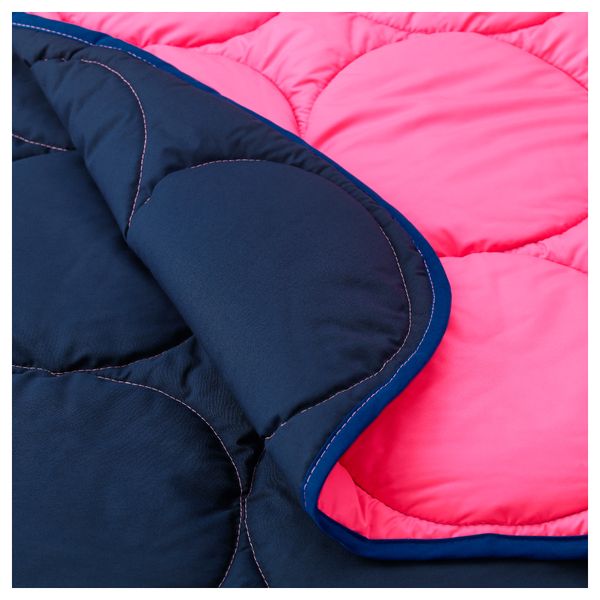 Спальный мешок ИКЕА ПС 2017, розовый, темно-синий (160x200 см) - фото 2