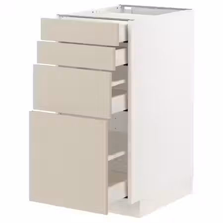 METOD / MAXIMERA Напольный шкаф 4 фасада/4 ящика