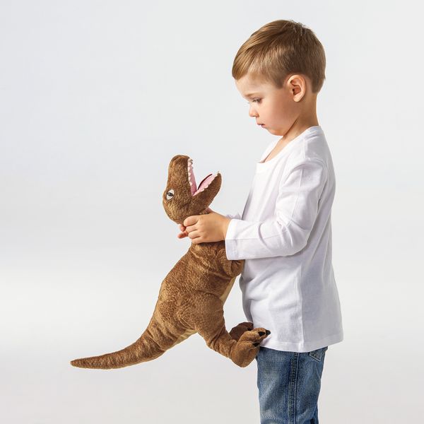 Мягкая игрушка, динозавр Велоцираптор, 44 см IKEA JÄTTELIK ЙЭТТЕЛИК 504.711.73 - фото 3