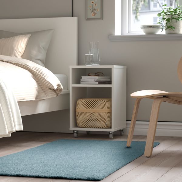 Ковер, короткий ворс, 80x150 см, голубой IKEA KNARDRUP КНАРДРУП 205.423.32 - схема-чертеж с размерами