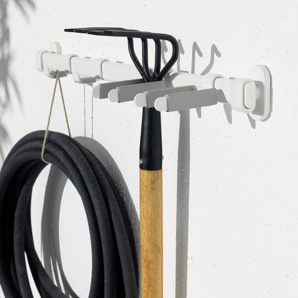 Рейлинг с 4 крючками, белый IKEA VAJERT ВАЙЕРТ 303.610.95 - схема-чертеж с размерами