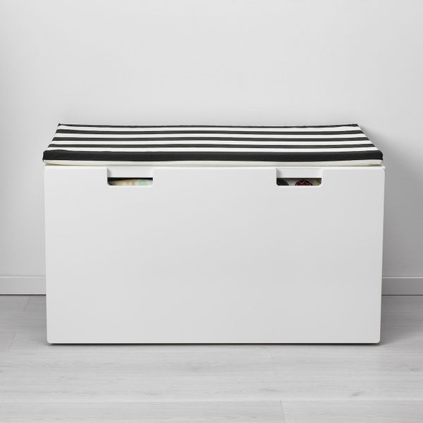 Подушка на скамью, черный 90x49x3 см IKEA HEMMAHOS ХЕММАХОС 703.662.08 - схема-чертеж с размерами