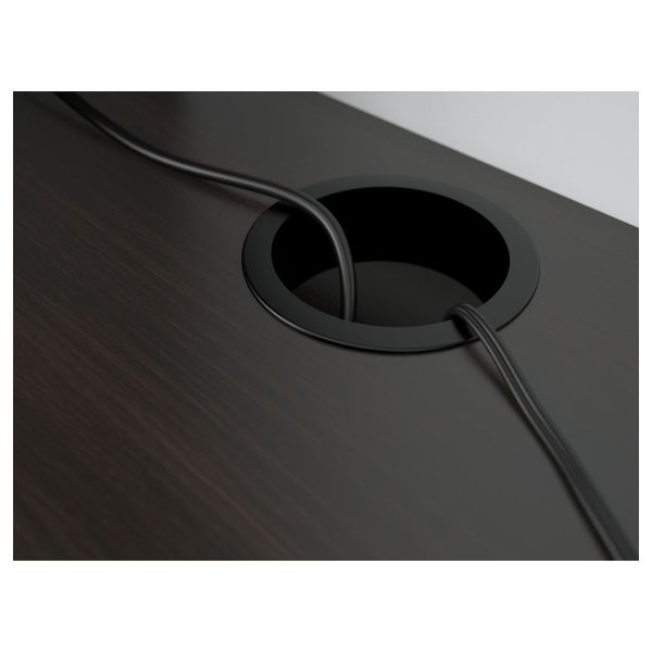 Письменный стол, черно-коричневый 105x50 см IKEA MICKE МИККЕ 192.450.26 - фото 6