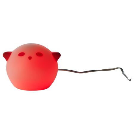 Светодиодный ночник СПЁКА, зверюшка белый, красный