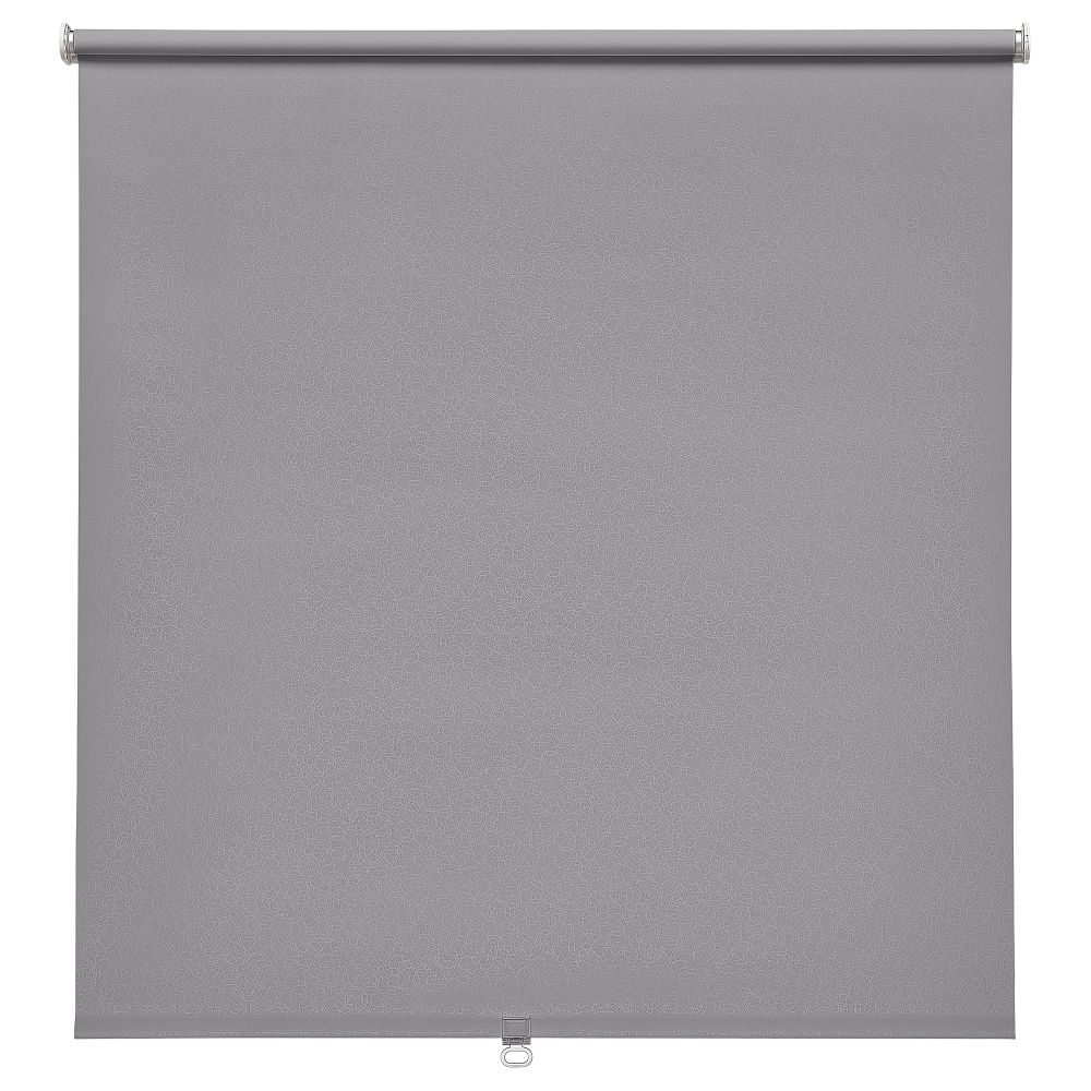 Рулонная штора, блокирующая свет, серый, 100x155 см IKEA FÖNSTERBLAD 905.384.59 - фото 1