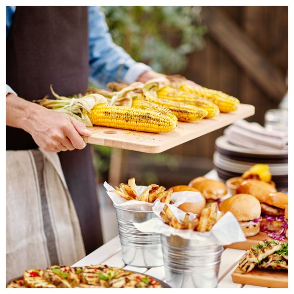 Угольный гриль+модуль для хранения ЭПЛАРО / КЛАСЕН, коричневая морилка, цвет нержавеющей стали - фото 6