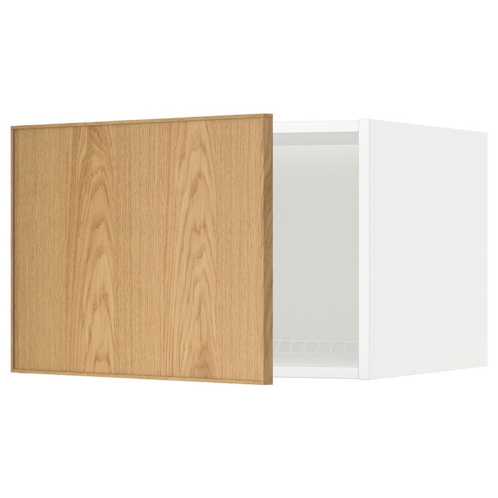 Верхний шкаф на холодильник, морозильник IKEA METOD МЕТОД 292.255.94 - схема-чертеж с размерами