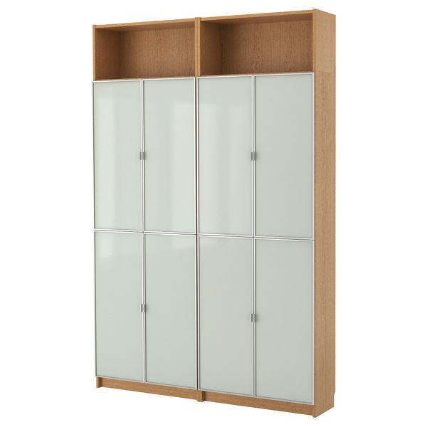 Стеллаж БИЛЛИ / МОРЛИДЕН, дуб (160x237x28 см) - фото 1