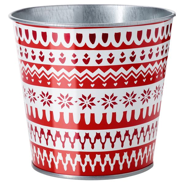 Кашпо ВИНТЕР 2017, с рисунком - схема-чертеж с размерами