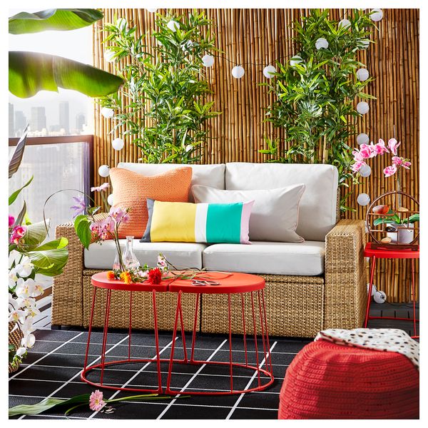 2-местный модульный диван, садовый, 161x82x88 cm IKEA SOLLERÖN СОЛЛЕРОН 392.523.70 - фото 3