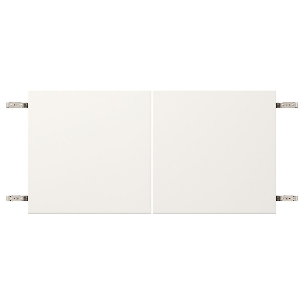 Пара дверец с петлями, белый 80x40 см IKEA VEDDINGE ВЕДДИНГЕ 392.850.83 - схема-чертеж с размерами