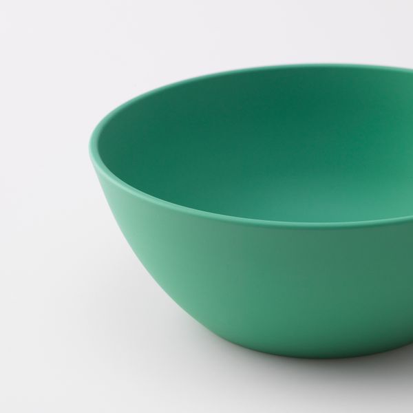 Миска, зеленый, желтый 14 см IKEA HEROISK ХЭРОИСК 004.141.42 - фото 4