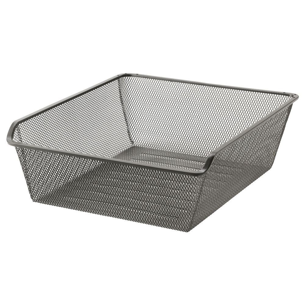 Сетчатая корзина, темно-серый 50x58 см IKEA KOMPLEMENT КОМПЛИМЕНТ 204.014.93 - фото 1