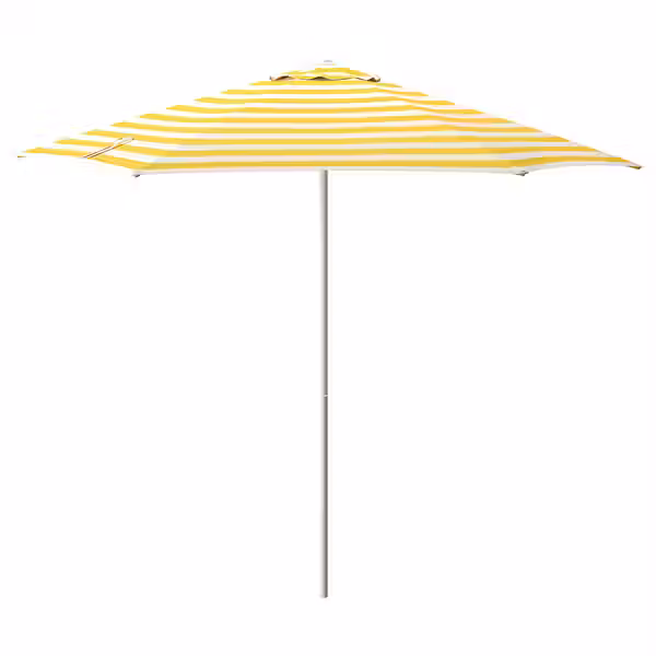 HÖGÖN Зонт от солнца - белый с оттенком ярко-желтый/в полоску 270 см - фото 1