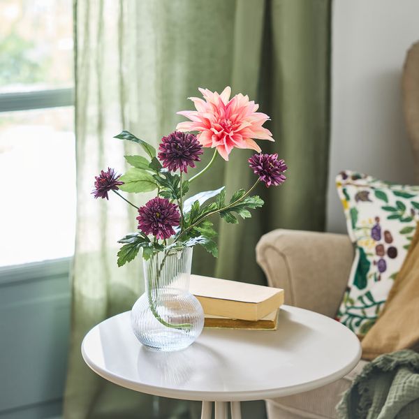 SMYCKA Цветок искусственный - д/дома/улицы Хризантема/сиреневый 71 см - фото 3