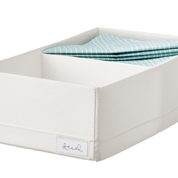 Ящик с отделениями, белый 20x34x10 см IKEA STUK СТУК 004.744.28 - фото 2