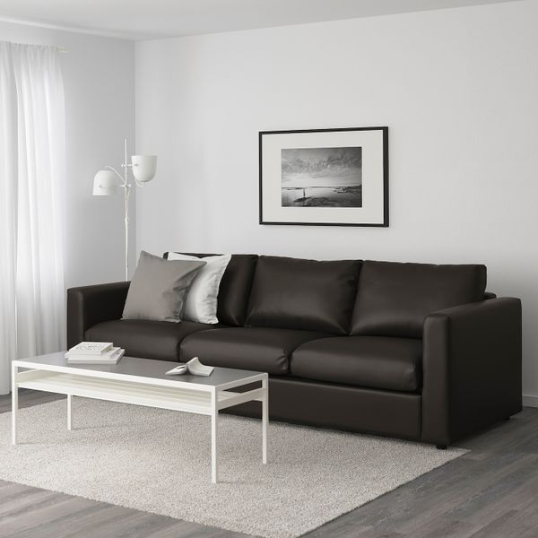 3-местный диван, Фарста черный IKEA ВИМЛЕ 192.068.88 - фото 2
