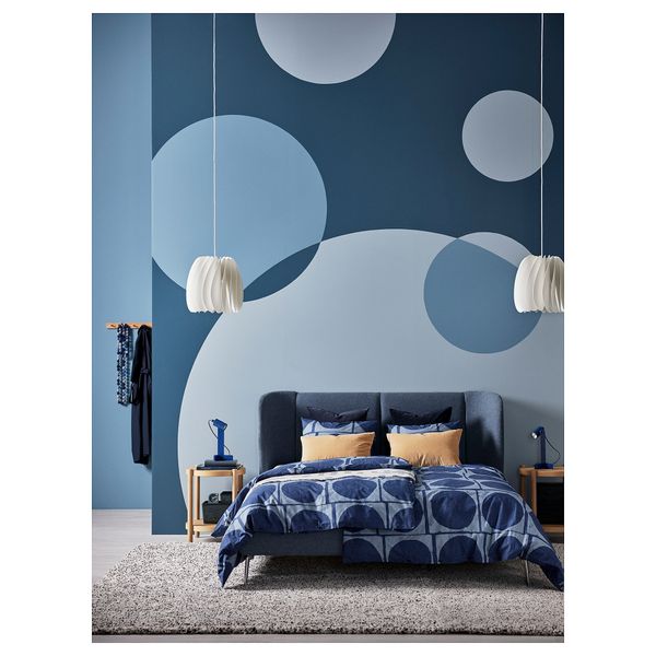 Пододеяльник и 2 наволочки IKEA JORDRANUNKEL 005.546.94 - схема-чертеж с размерами