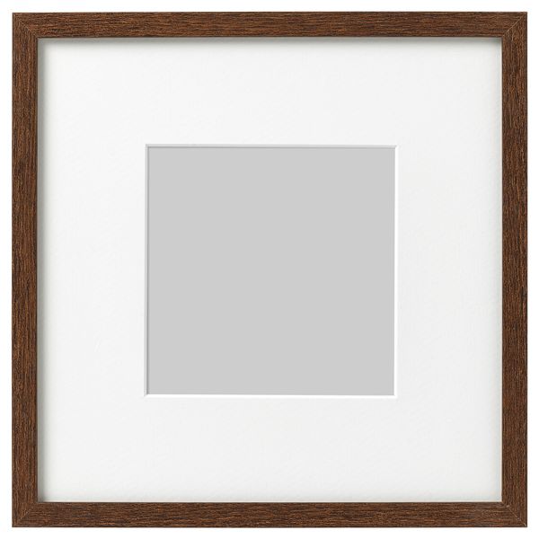 Рама, классический коричневый, 23x23 см IKEA HOVSTA ХОВСТА 303.657.53 - фото 1