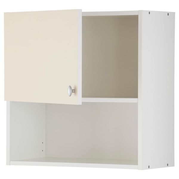 Навесной шкаф с дверцей ОВЕРБУ, бежевый (60x60 см) - схема-чертеж с размерами