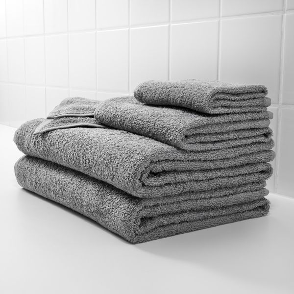 Банное полотенце, классический серый, 70x140 см IKEA ГЭРЕН 803.645.67 - схема-чертеж с размерами