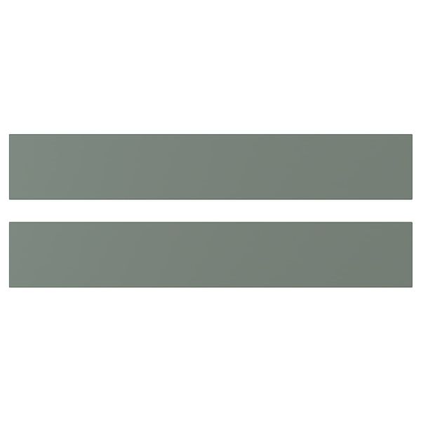 Фронтальная панель ящика, серо-зеленый 60x10 см IKEA BODARP БОДАРП 204.357.04 - фото 1