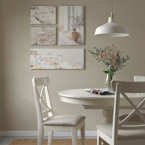 Набор картин, 4 шт., Виды деревни IKEA PJÄTTERYD ПЬЕТТЕРИД 805.713.07 - фото 3