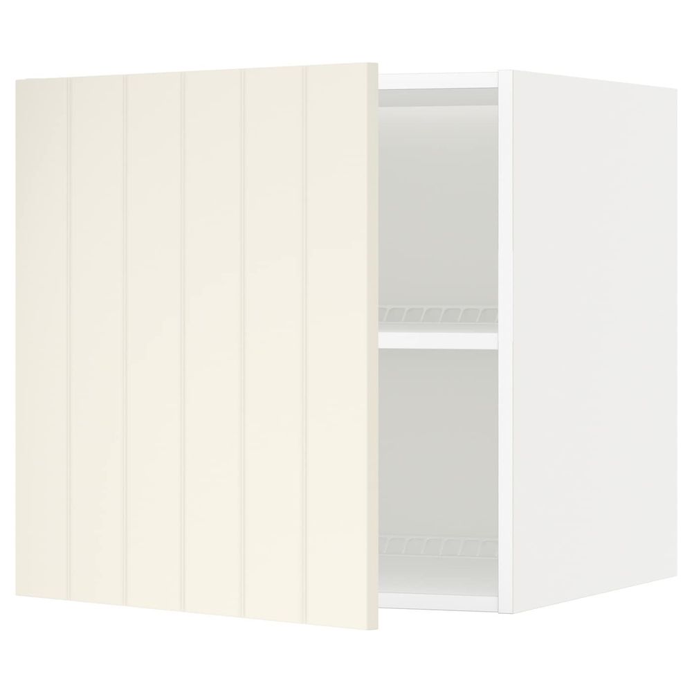 Верхний шкаф на холодильник/морозильн, белый/Хитарп белый с оттенком 60x60 см IKEA METOD МЕТОД 292.264.47 - схема-чертеж с размерами