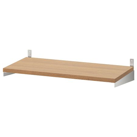 Полка, ясеневый шпон 60 см IKEA KUNGSFORS КУНГСФОРС 103.712.36