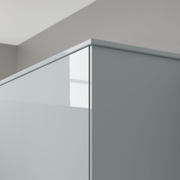 Карниз декоративный, 221 см, глянцевый серо-синий светлый IKEA KSTALLARP СТАЛЛАРП КАЛЛАРП 505.201.35 - фото 7