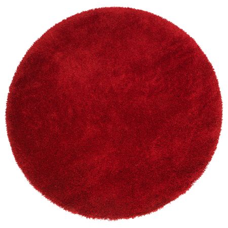 Ковер, длинный ворс ОДУМ, ярко-красный (130 см)