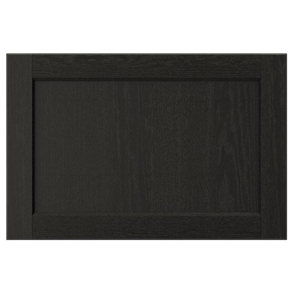 Дверь, черная морилка 60x40 см IKEA LERHYTTAN ЛЕРХЮТТАН 903.565.00 - фото 1