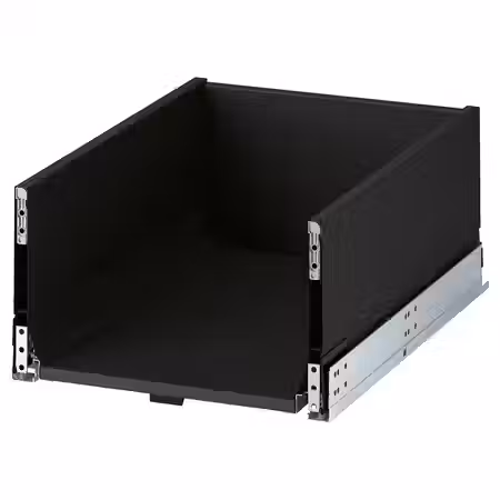 KNIVSHULT Ящик, высокий - темно-серый 40x60 см