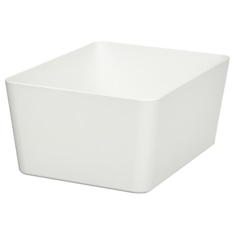 KUGGIS Контейнер - белый 13x18x8 см