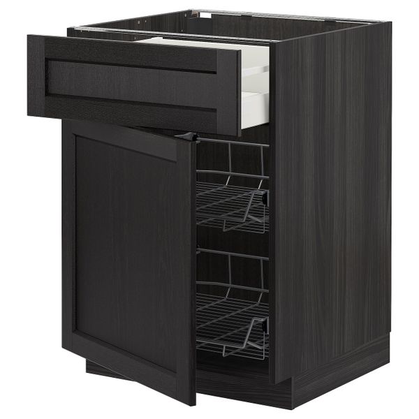 IKEA, вид спереди - схема-чертеж с размерами