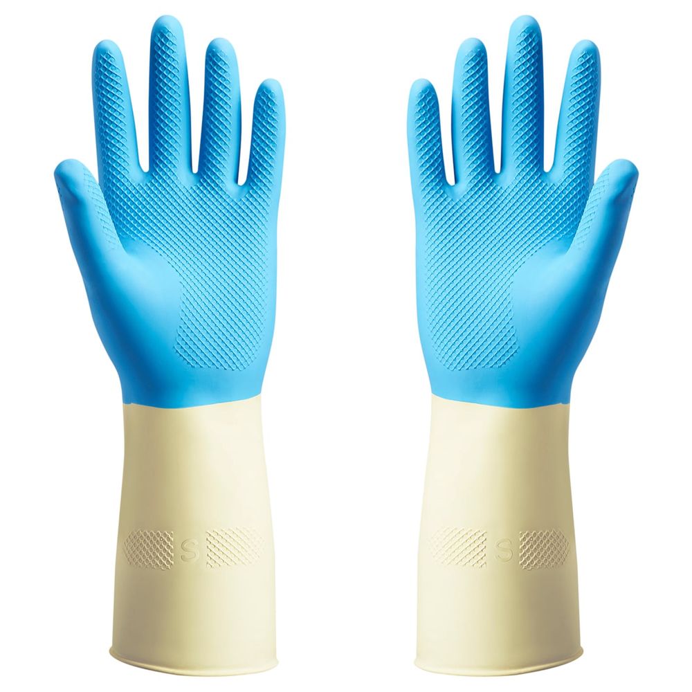 Резиновые перчатки, синий S IKEA POTKES ПОТКЕС 804.290.31 - схема-чертеж с размерами