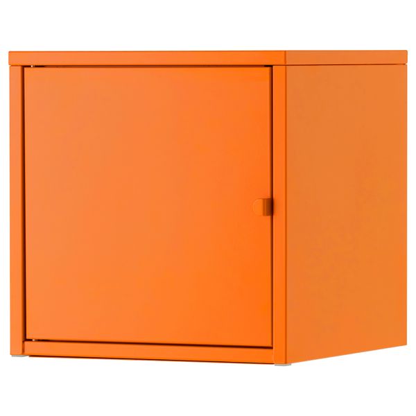 Шкаф ЛИКСГУЛЬТ, металлический, оранжевый (35x35 см) - фото 1
