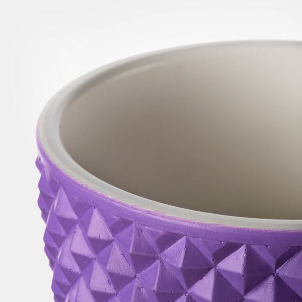 Горшок цветочный, темно-сиреневый 10 см IKEA ПАЛСТЕРНАККА 804.659.91 - фото 3