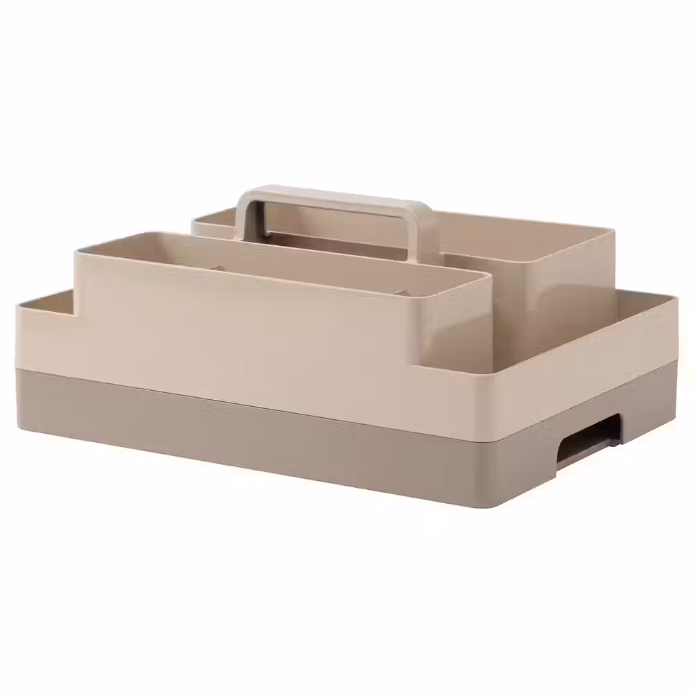 KUGGIS Органайзеры д/письменного стола,2шт - серо-бежевый/темный серо-бежевый 26x35x16 см - фото 1